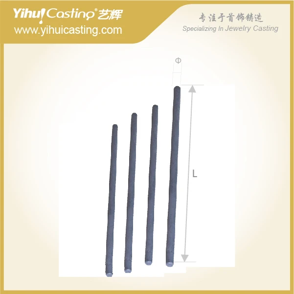 yihui 10 pieces casting graphite stiring rod stopper stick cudgel can be customized sealing Jewelry Tool gold silver G.GS.01035 | Красота и