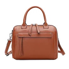 2019 Boston Women Leather Handbag Brand Designer Genuine Leather Women Messenger Bag Small Real Leather Lady Tote Shoulder Bag 2019 Boston Women Leather Handbag Brand Designer Genuine Leather Women Messenger Bag Small Real Leather Lady Tote Shoulder Bag
