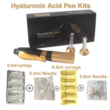 Hylaronic ручка мезо инъекции гиалуроновая кислота для губ без иглы Hialuron ручка кожный наполнител