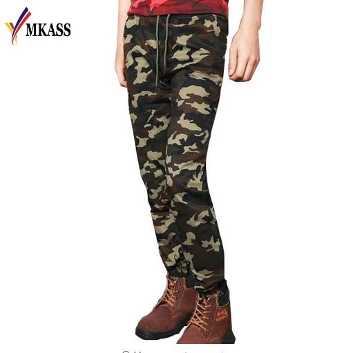 2017 Brand New Fashion Mens Pants Thin Camouflage Men Slim Elastic Overalls Army Skinny Pencil Pants Casual Cargo Trousers