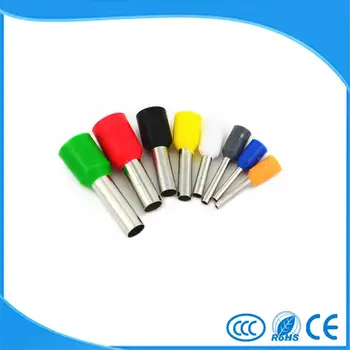 

A pack of 1000PCS 12 AWG Long Tube Insulated End Terminal Wire Copper Crimp Connector E4012