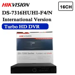 Бесплатная доставка английская версия DS-7316HUHI-F4/N 16ch Turbo цифровой видеорегистратор HD 3MP 4SATA поддерживает HD-TVI/аналоговый/ip-камера тройной