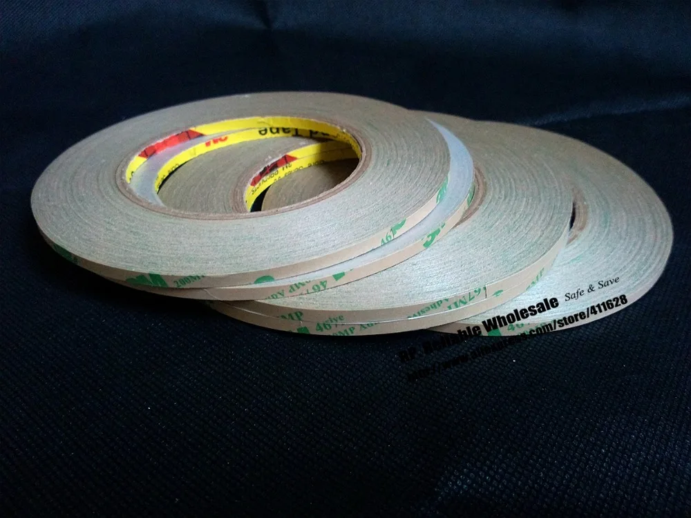 10x (0.06mm Thickness), (5mm*55 meters) Ultra Thin 3M 467MP 200MP