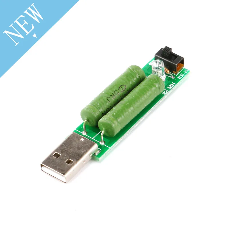 USB Mini Discharge Load Resistor 2A/1A With Switch 1A Green led, 2A Red Led USB Power Adapter USB Mini Discharge Load Resistor 2A/1A With Switch 1A Green led, 2A Red Led USB Power Adapter