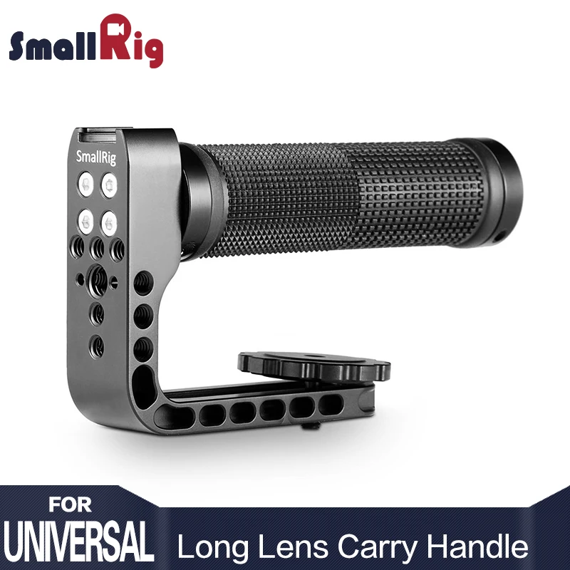 

SmallRig DSLR Camera Top Hand Grip Long Lens Carry Handle Camera Cage Soft Rubber HandGrip-1701