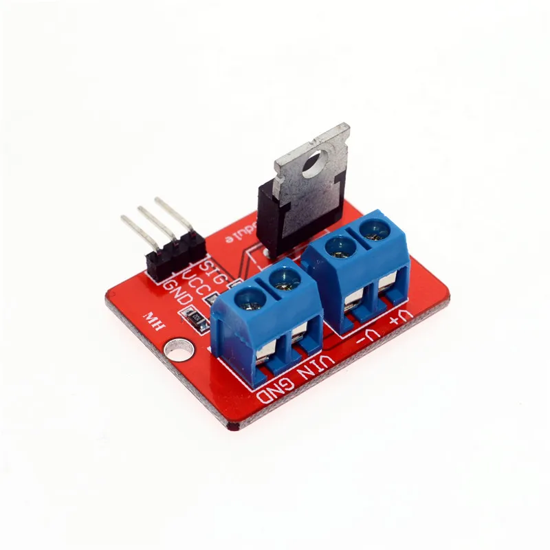 

Thinary Electronic 0-24V Top Mosfet Button IRF520 MOS Driver Module For Arduino MCU ARM Raspberry pi