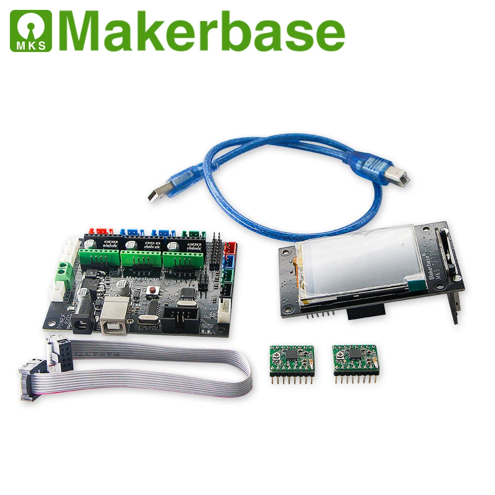 Makerbase MKS DLC GRBL автономный лазер CNC плата управления TFT35 TFT24 сенсорный экран Замена