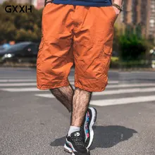 Летние Новые мужские шорты мужские повседневные шорты пять минут и другие карманы для инструментов шорты Большие размеры пляжные шорты размер 30-44 46