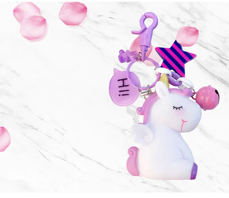 Korean Cartoon Unicorn Keychain -Unicorn Fashion HTB1R74JX5frK1RjSspbq6A4pFXal