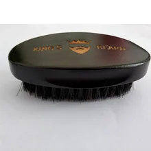 Высококачественная Мужская щетка для бритья, щетина кабана из натурального дерева, черная щетка для бороды, 4,7 дюйма