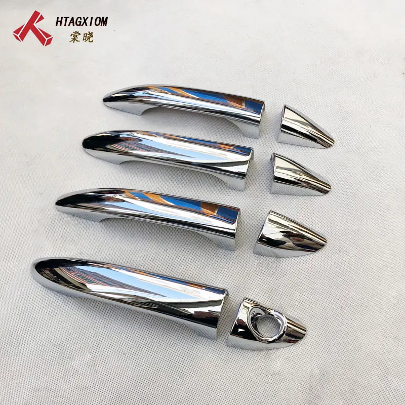 for Hyundai i10 Grand i10 X 2014 2016 2018 Xcent ABS Chrome Door Handle Cover Trim Car Styling