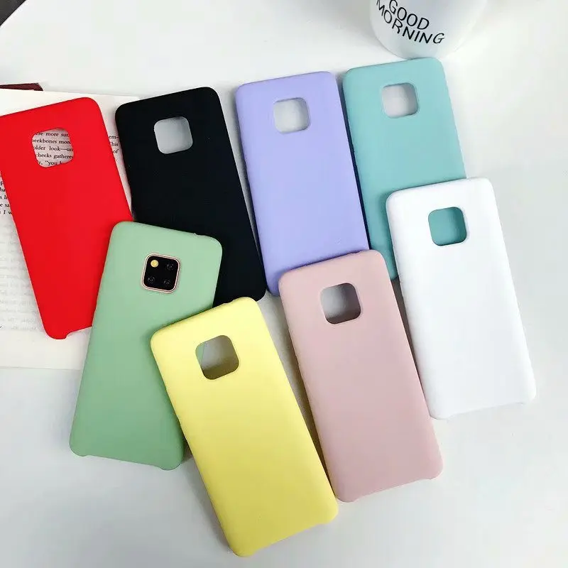 Luxury Offical Liquid Silicone Case For Huawei Mate 20 Pro case Shockproof Full Protection Back Cover Lite |