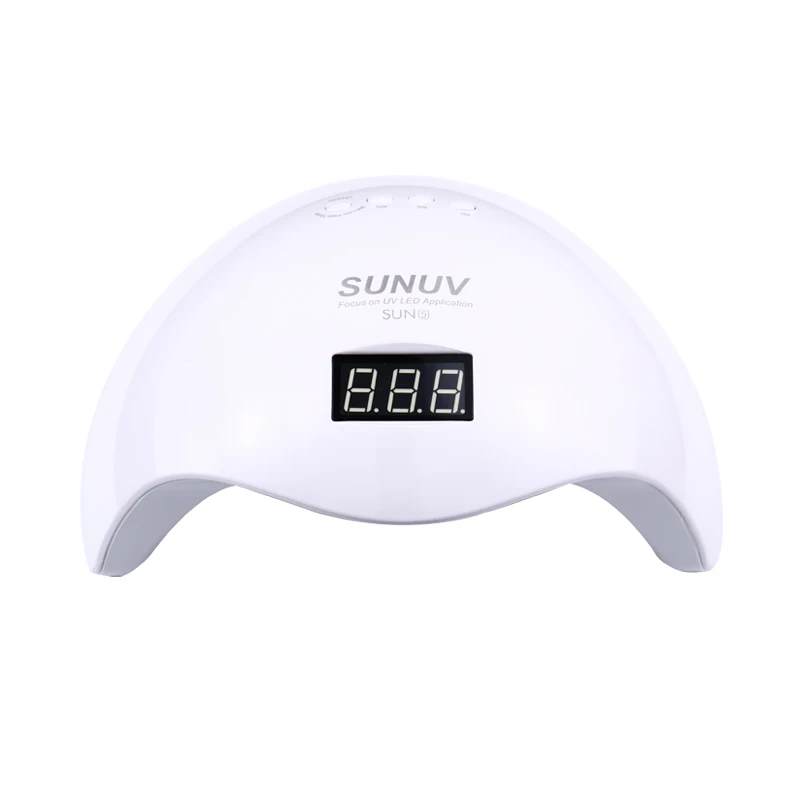 

SUN5 48W UV Lamp For Nails LED Lamp with Digital Time Display Smart Sensor Professional Nail Dryer for Gel Polish Curing