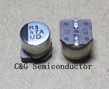 

50pcs 10V 47UF SMD 5x5mm chip Aluminum Electrolytic Capacitor