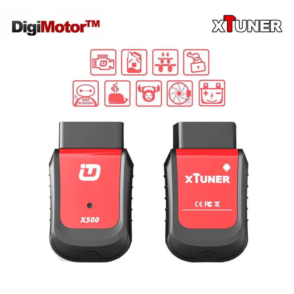 

2017 xTuner X500 Android Car Scanner Diagnostic Tool Diagnostic-Tool OBDII ABS Battery DPF EPB Oil TPMS IMMO Key Injector Reset