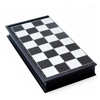 

Portable Magnetic Chess Set With Folding Board Chesses Game Foreign Trade Training Special Chess Outdoor Fun Games Gift