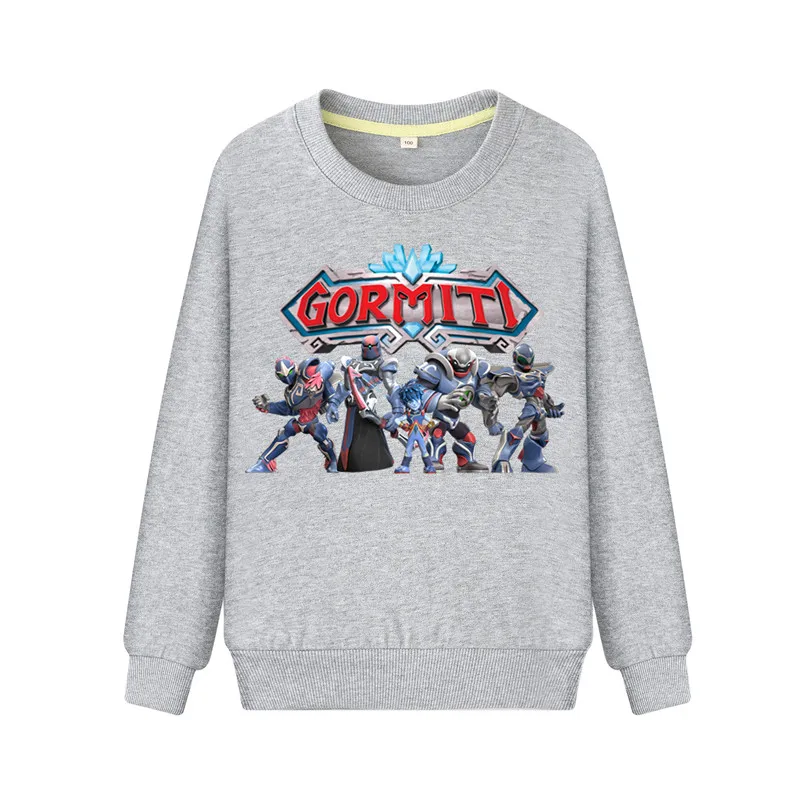 Kids Spring Gormiti Game Print Sweatshirts Costume Boys Long Sleeve Hoodies Girls Pink Hoodie Clothing Children Clothing WK112 (3)