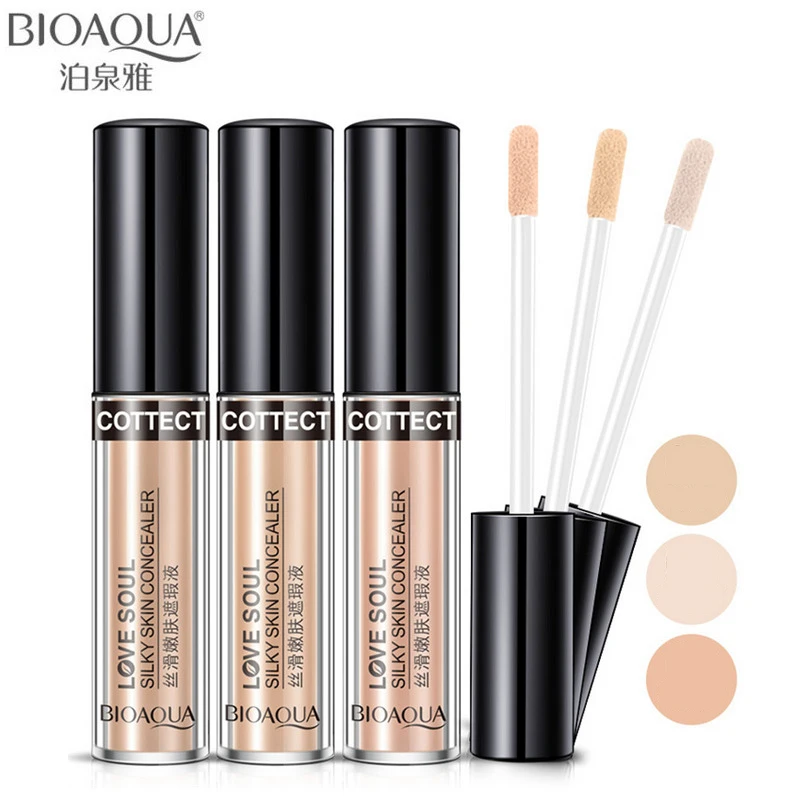 

BIOAQUA Brand Perfect Nude Make Up Essential Concealer Liquid Moisturizer Oil Control Base Primer Flawless Cover Face Flaw