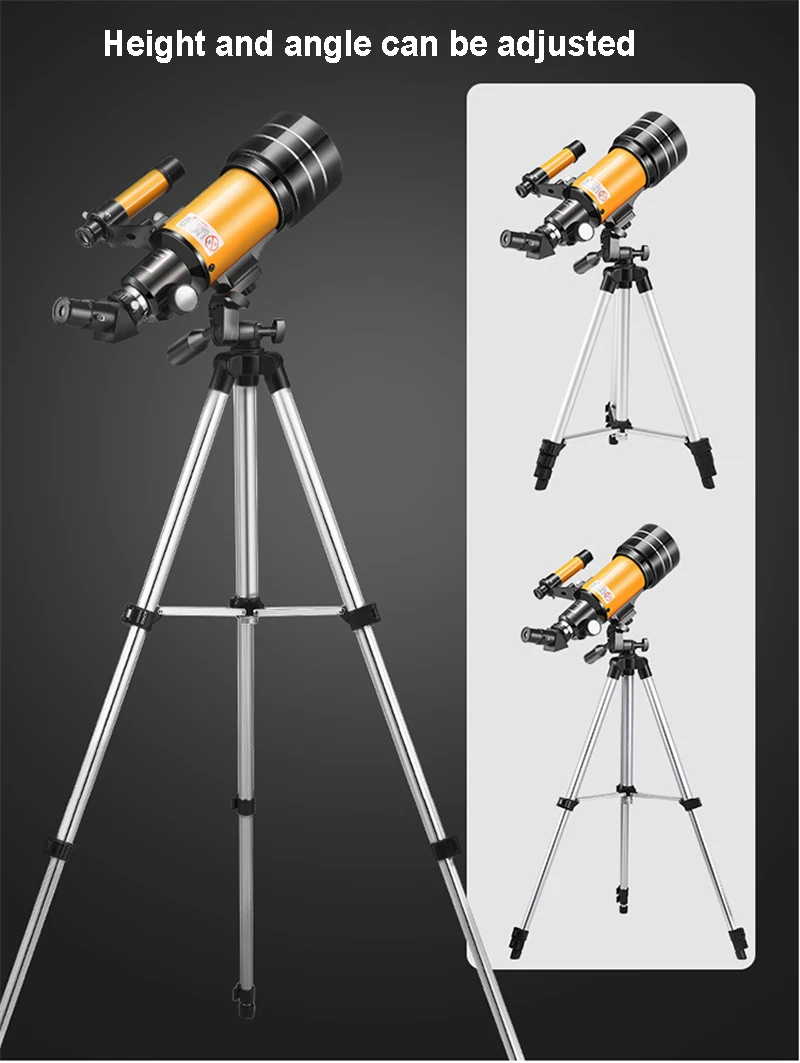HD Профессиональный астрономический телескоп, ночное видение, глубокое пространство, вид звезды, вид Луны, 1000, монокулярный телескоп