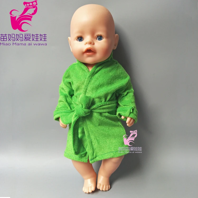 43cm Zapf Baby born dolls Bathrobe clothes for 18 inch dolls accessory