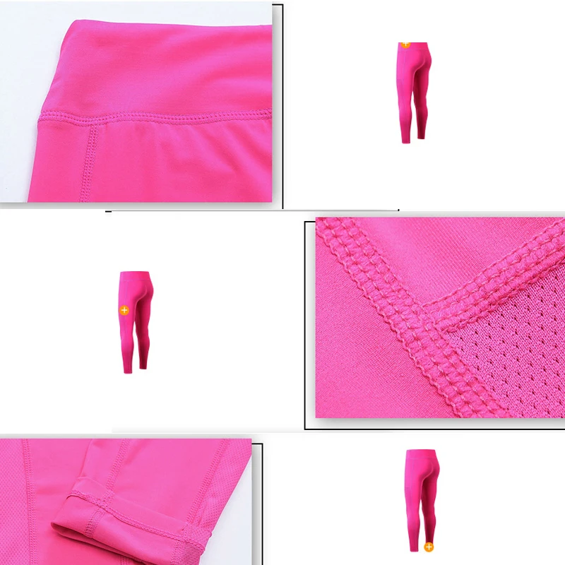 Queshark бесшовные компрессионные женские штаны для йоги спортивные эластичные леггинсы для фитнеса колготки для бега Тонкие штаны с карманом