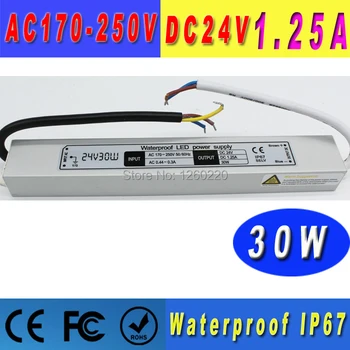 

Wholesale 30W 24V Waterproof ip67 Single Output Switching power supply for outdoor LED Strip light AC to DC