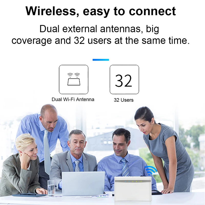 Wi Fi роутер TIANJIE CP100 с поддержкой 4G и слотом для sim карты|Беспроводные роутеры| |