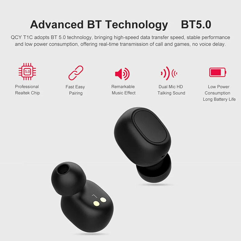 Новые беспроводные наушники в ухо стерео HiFi водонепроницаемые спортивные Bluetooth с