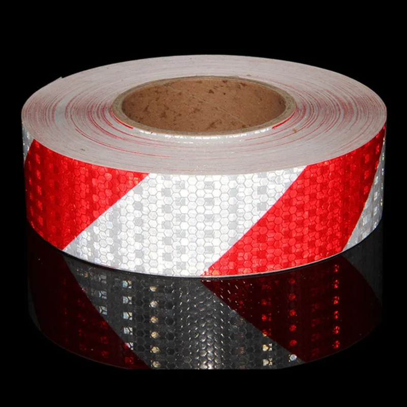 

5cmx300cm Arrow Reflective Tape Safety Caution Warning Reflective Adhesive Tape Sticker For Truck Motorcycle Bicycle Car Styling