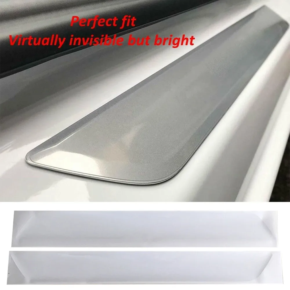 2X Carbon fiber style Car Door Lock Protection Cover For Tesla Model X 2016-2018