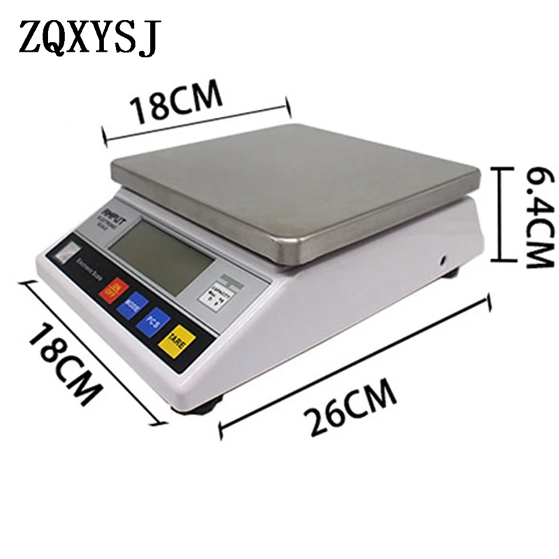 7,5 кг x 0,1 г Электронные весы с ЖК-дисплеем цифровые точные промышленные весы для лаборатории золотые ювелирные изделия грамм вес платформы
