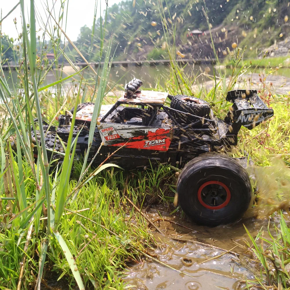 Новый Flytec SL 156A RC автомобиль 1/18 4WD 2 4 ГГц 16 км/ч независимая подвеска Весна
