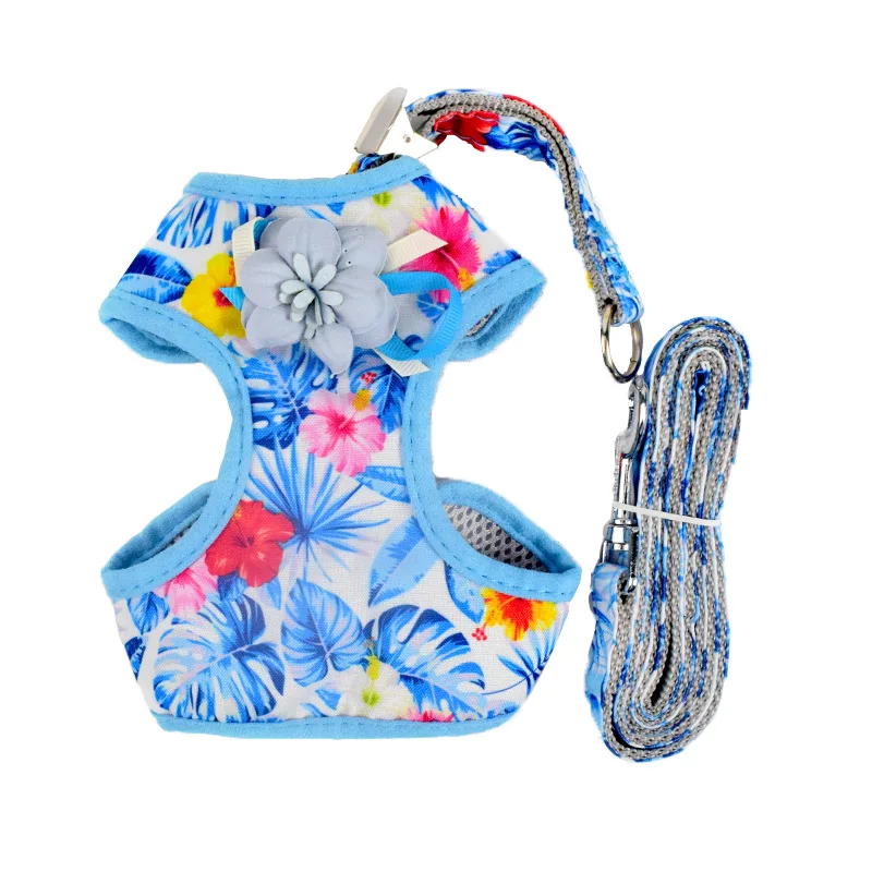 

Dog Harness Vest Pet Chest Strap Outdoor Walking Dog Products 120cm Dog Leash Lead Poodle Bichon Pug French Bulldog Pet Leash