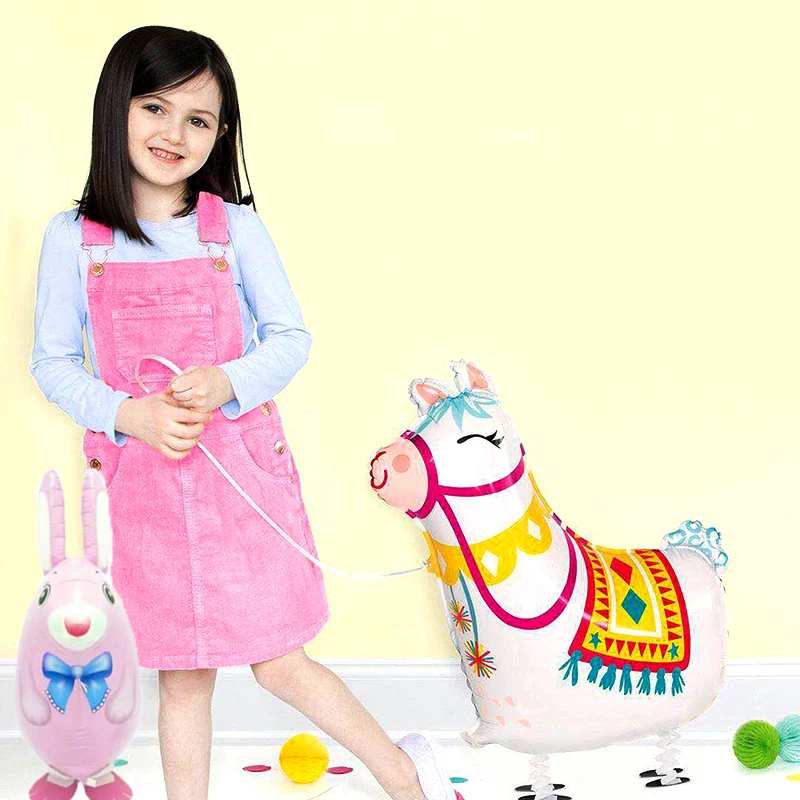 

Kids Walking Animal balloons for birthday party toys Pets Foil Balloons Helium Globos animales dinosaur party supplies ballon