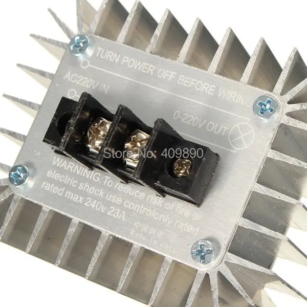 AC 220 V 5000 W SCR Réglable Régulateur de tension moteur Lampe Contrôleur 85x70x42mm
