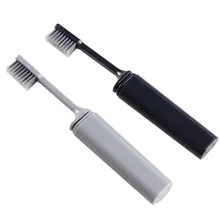 10 шт., Портативная Складная зубная щетка для путешествий, кемпинга, улицы, Складная зубная щетка, гигиена полости рта, уход