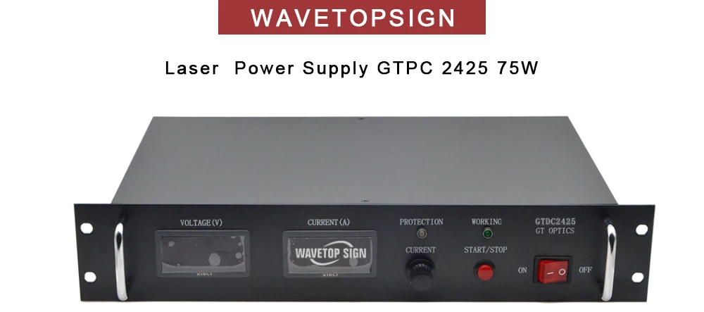 WaveTopSign YAG лазерный модуль GTPC-75S 75 Вт+ лазерный источник питания GTDC-2425 75 Вт