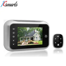 3.5″ LCD Display Electronic Door Bell Viewer IR Night Vision Door Peephole Camera Photo/Video Recording Digital Door Camera