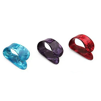 

New 3 x Plastic fingers inch guitar plectrum
