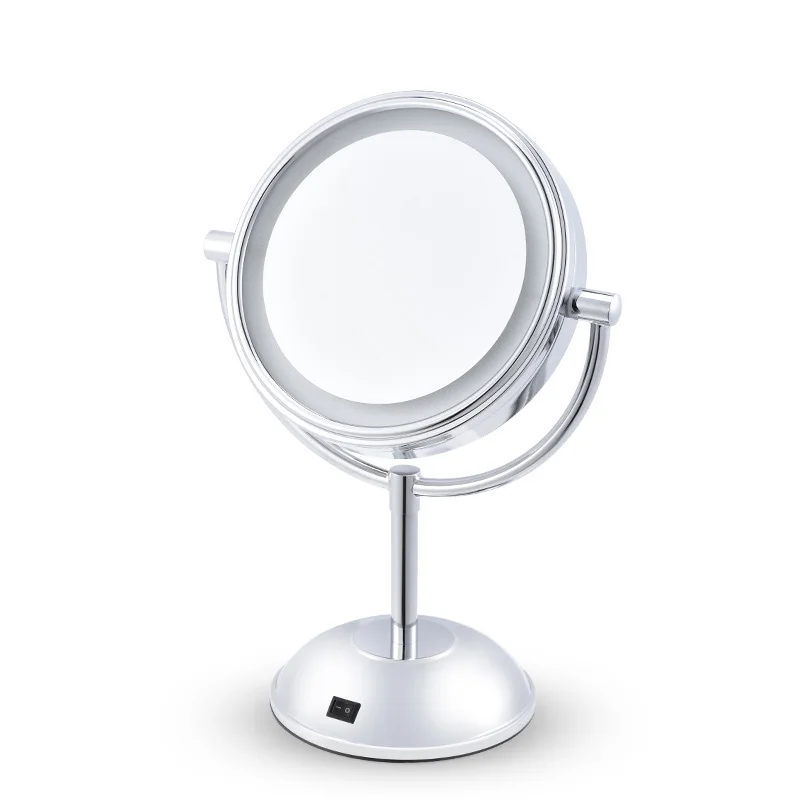 Gustala Desktop Makeup Mirror Stand For Makeup Magnifying 3X Table