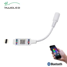 Wifi мини RGB Bluetooth контроллер постоянного тока 5 в 12 В 24 В мини музыкальный Bluetooth контроллер светильник контроллер полосы для RGB RGBW светодиодные ленты