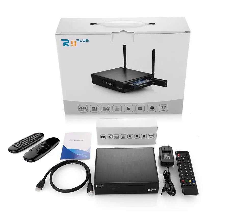 Оригинальная Смарт ТВ приставка EWEAT R9PLUS Android 6 0 + OpenWRT(NAS) Realtek RTD1295 2G/16G 802.11ac WIFI BT4.0 1000M