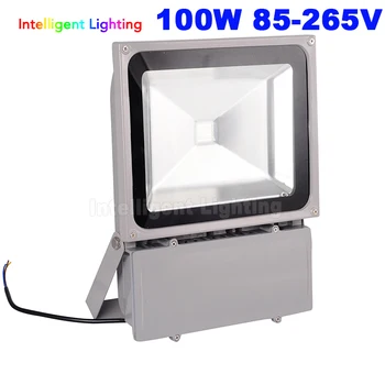 

Waterproof IP65 100W Led Flood light 85-265V outdoor lighting lamp White/Warm White/RGB/Red/Blue/Green For Hotel Grass