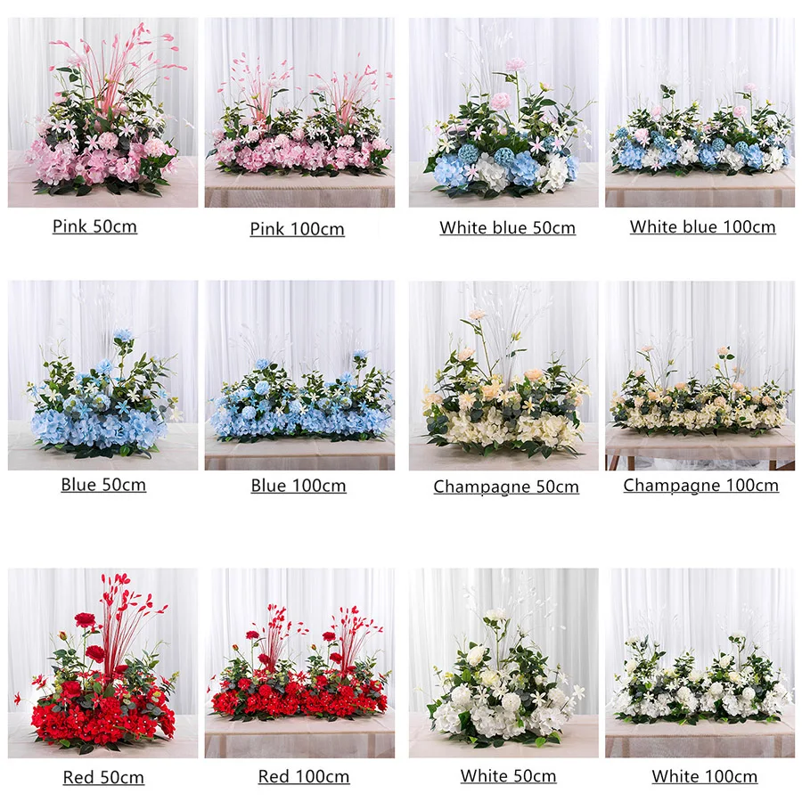 100cm and 50cm custom artificial flowers for wedding wall arrangement supplies silk peonies fake flower row arch backdrop decor 100cm and 50cm custom artificial flowers for wedding wall arrangement supplies silk peonies fake flower row arch backdrop decor