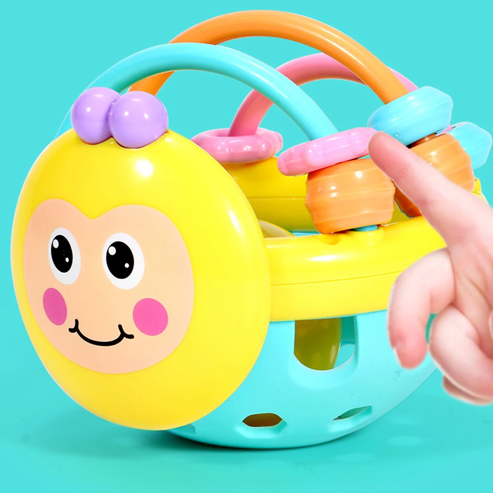 Ручной звонок мяч игрушка пчелиный звук пластиковая музыка для раннего детства