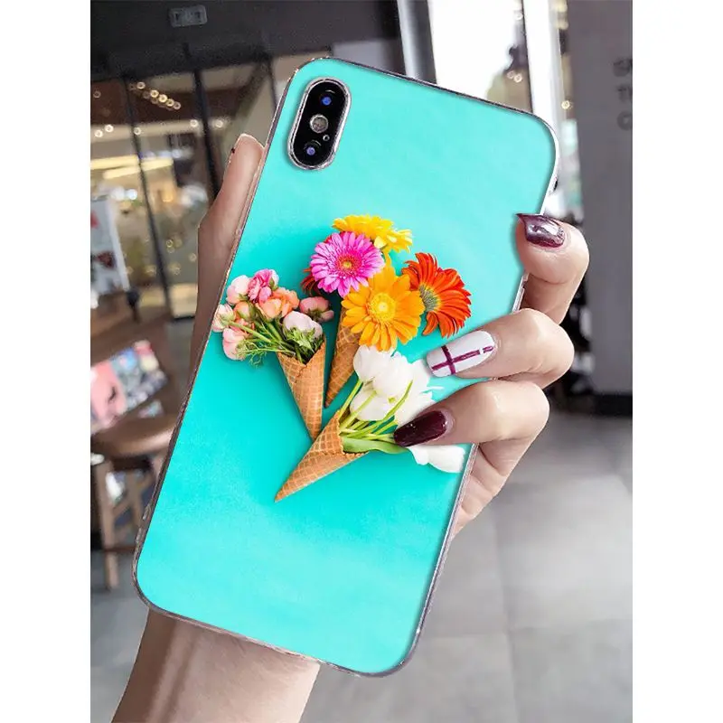 candy colors ice cream flowers