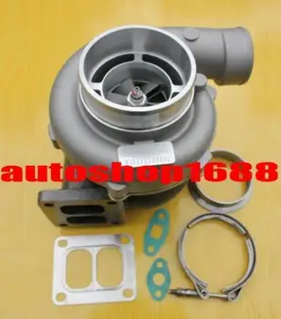 

GT45R-13 T4 GT3582 T04Z TO4Z T04R TO4R A/R .70 front A/R .84 turbine T4 flange JUST oil cooled500-600hp Turbocharger