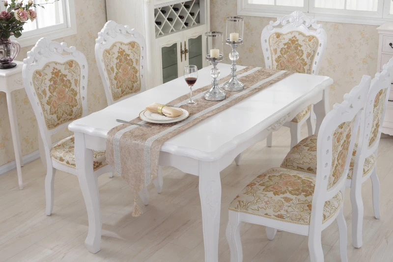 8 Solid Colors Elegant Diamond Table Runners Modern Table Runner For Wedding Party Decor Table Cloth 33cm160180210250280cm      