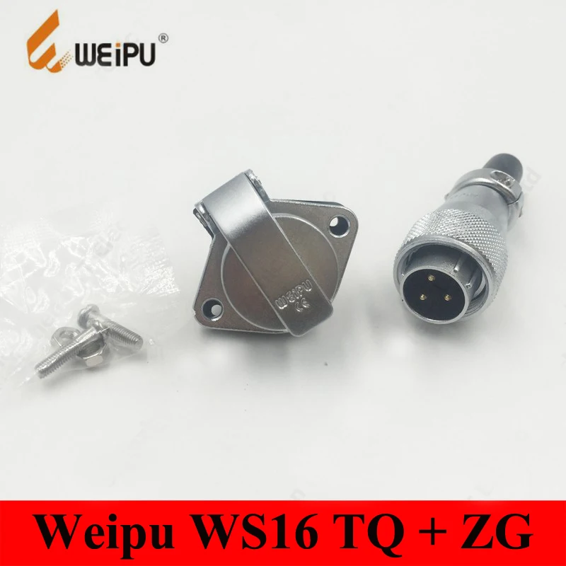 

Original Weipu Connector WS16 TQ + ZG 2 3 4 5 7 9 10 Pin Male plug TQ Female Socket ZG