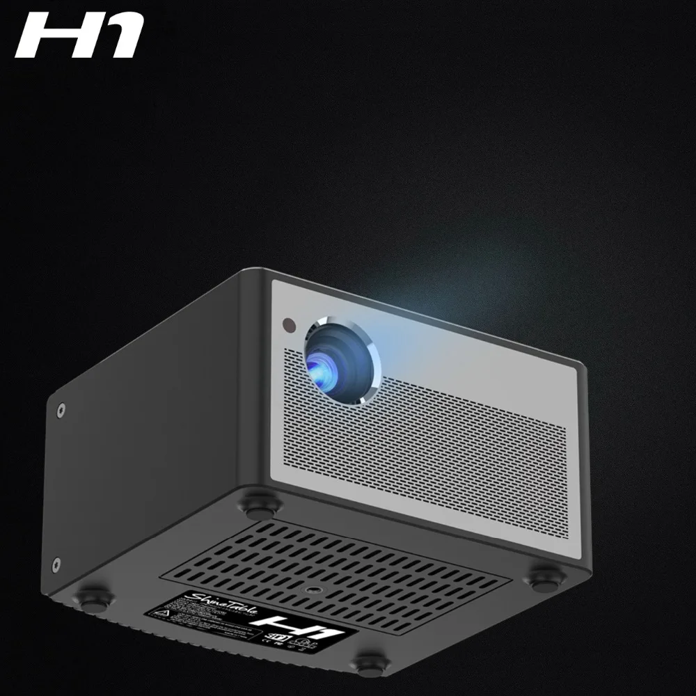 ViviBright H1 1280*800P High Brightness DLP Shutter 3D  Android5.1 wifi  full hd Projector  HD For Home Theater Cinema Business